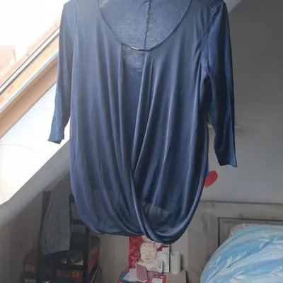 Blouse manche 3/4 cache cache taille 36 